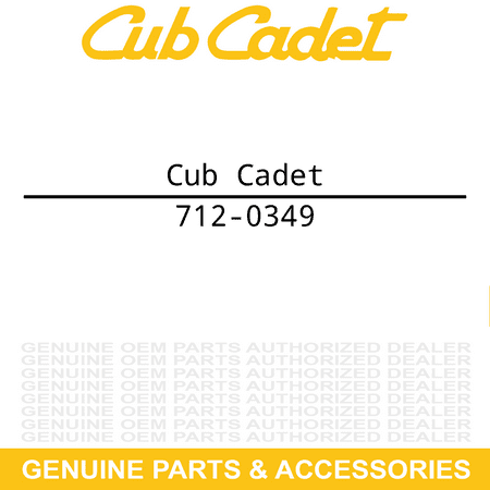

CUB CADET 712-0349 Hex Nut 10 32 LT 1050 72 Volunteer WT Work Windshield Wide
