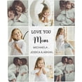 thumbnail image 5 of Love Hapiness Custom Blanket with 15 Photos Personalized Picture Blankets Customized Gifts for Girfriend for Valentiens, 60x80 inch Blankets, 5 of 5