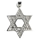 thumbnail image 3 of JOYARIS Dije Medalla Estrella De David Lisa Zirconias En Plata 925 DM-0000526, 3 of 3