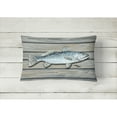 thumbnail image 2 of Carolines Treasures 8494PW1216 Fish Speckled Trout Canvas Fabric Decorative Pillow, 12H x16W, multicolor, 2 of 3