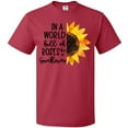 thumbnail image 3 of Inktastic Summer In a World Full of Roses Be a Sunflower T-Shirt, 3 of 5