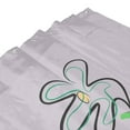 thumbnail image 4 of YFYANG Waterproof Bathroom Shower Curtain, Grey Abstract Line Flowers Shower Curtain Set with Hooks, Home Bathroom Tub Decor - 72 "x72", Iron Hooks, 4 of 6