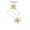 Beige, variant on Yellow Bendable Floral Curtain Tiebacks 2 Pack Twist Rope With Flower Decor For Drapes Sheers And Window Use