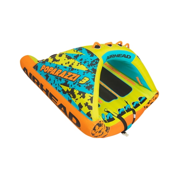 Airhead Sportsstuff Poparazzi 1-3 Rider Towable Tube for Boating, EVA Foam Body Pads