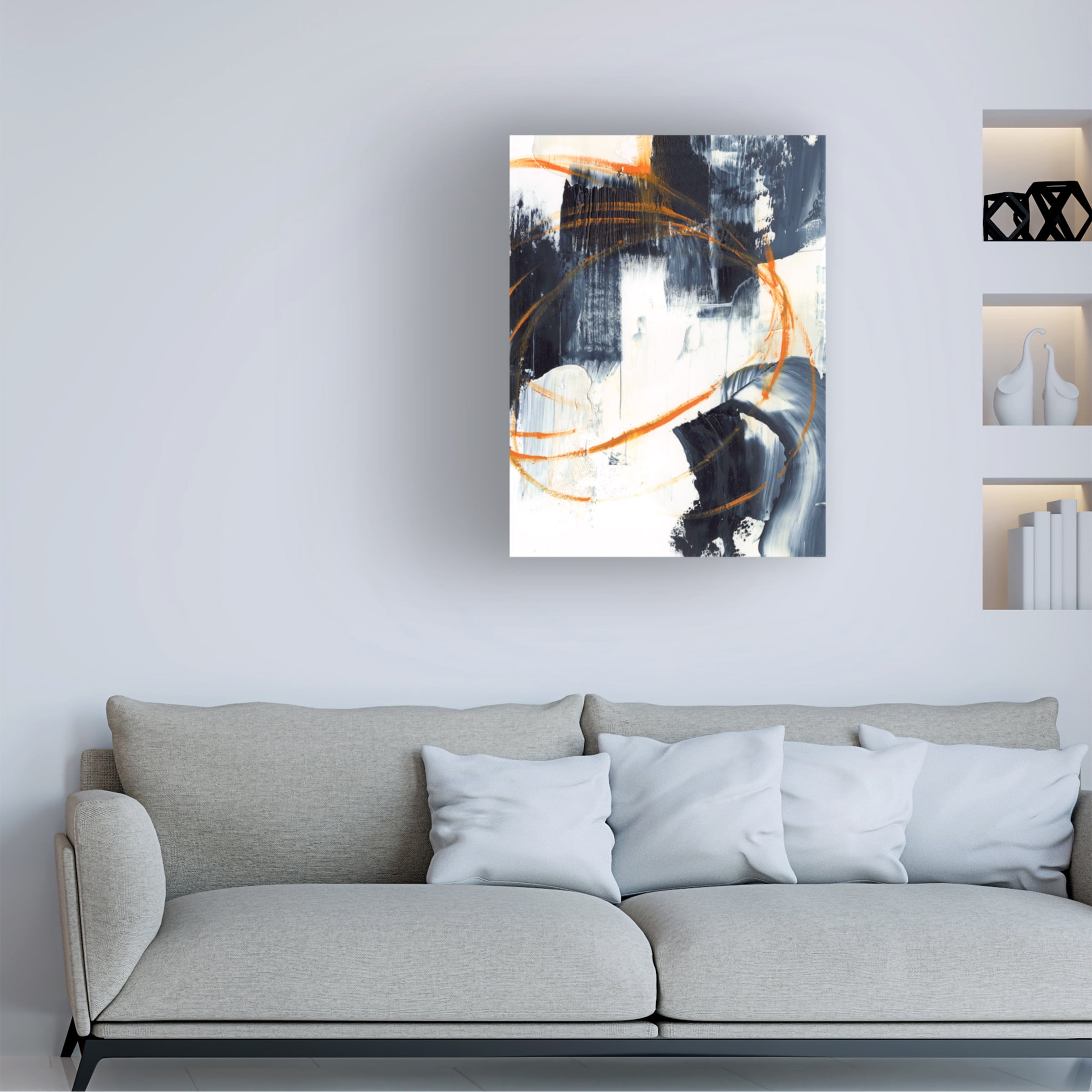 Ethan Harper 'Orange Rind II' Canvas Art