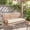 Cream, variant on Nalqet 36×18 inch Outdoor Memory Foam Bench Cushion – Waterproof Patio Seat Pad for Porch Swing, Adjustable Strap and Handle Included, Navy
