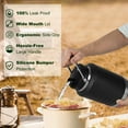thumbnail image 5 of LOEL Insulated Stainless Steel Sports Water Bottle with Non-Slip Handle & Magnetic Lid, Leak-Proof, Keeps Drinks Cool/Warm, 54oz - Ideal for Travel, Gym, Office, Camping, 5 of 9