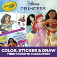 thumbnail image 5 of Crayola Disney Princess Art Case, 75 Pcs, Markers & Crayons Coloring Set, Travel Activity, Moana Ariel Gift for Girls & Boys,5+, 5 of 6