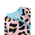 thumbnail image 4 of Qiylii Baby Girls Floral Print Bodysuit V-Neck Long Sleeve Romper + Headband, 4 of 6