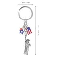 thumbnail image 3 of WEUVEB American Souvenir Keychain Multi Alloy Independence Day 2Pcs, 3 of 8