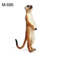 thumbnail image 1 of Simulation Standing Meerkat Wild Animal Action Figure Desktop Ornament Kids Toy, 1 of 10