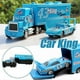 thumbnail image 1 of Cars 2 3 Movie Mcqueen The King Chick Hicks Mack Truck Uncle Truck and Sports Car Vehicle Toys Set Kids Birthday Gifts [DB] King Uncle, 1 of 4