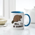 thumbnail image 4 of CafePress - Dammed Beaver Mugs - 11 oz Ceramic Mug - Novelty Coffee Tea Cup, 4 of 4