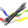 thumbnail image 4 of 6 Colors Pen Creative Multicolor Ballpoint Pen With 5 Colors Ball Pen 1 Automatic Pencil Multifunction Pen Office School Supply 5pcs black refill Multi-Colored, 4 of 6