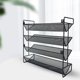 thumbnail image 5 of Estante de especias de 4 niveles, soporte de almacenamiento de especias de metal que ahorra espacio para encimera de cocina, 5 of 7