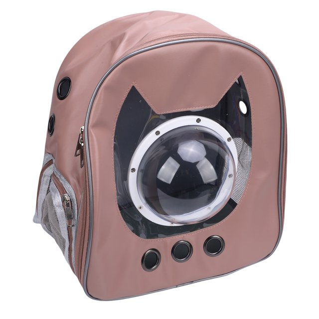 Sac à Dos pour Chat Corpulent, Grand Espace avec Fenêtre Transparente Sac à Dos de Voyage pour Chat Respirant Sac à Dos de Voyage pour Animal de Compagnie Sac à Dos de Voyage pour Camping en Plein Air Randonnée Compagnie Aérienne