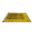 thumbnail image 2 of Ahgly Company Machine Washable Indoor Rectangle Oriental Yellow Traditional Area Rugs, 7' x 10', 2 of 4