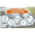 thumbnail image 4 of SEAFLO RV Toilet - Standard Height, Gravity Flush, Foot Pedal, Soft Close Lid (Bone Color), 4 of 6