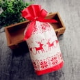 thumbnail image 2 of Bolsas de regalo de Navidad con cordón, 50 unidades de paquete de Navidad de reno rojo festivo, regalo de caramelo, bolsa linda de plástico, bolsas de regalos de Navidad para aniversario de boda, Feliz Navidad (I) Zhivalor Decoración, 2 of 8