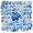 1A-35pcs, variant on 35pcs-50pcs Colorful Hydrangea Stationery Stickers Lovely Teacher Reward Stickers for Phone Laptop Guitar