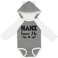 thumbnail image 3 of Inktastic Nani Loves Me Baby Clothes Girls Long Sleeve Baby Bodysuit, 3 of 5