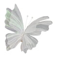 thumbnail image 1 of Adorno de mariposa artificial 3D para decoración de pared, accesorio fotográfico para fiestas. Blanco, 1 of 9