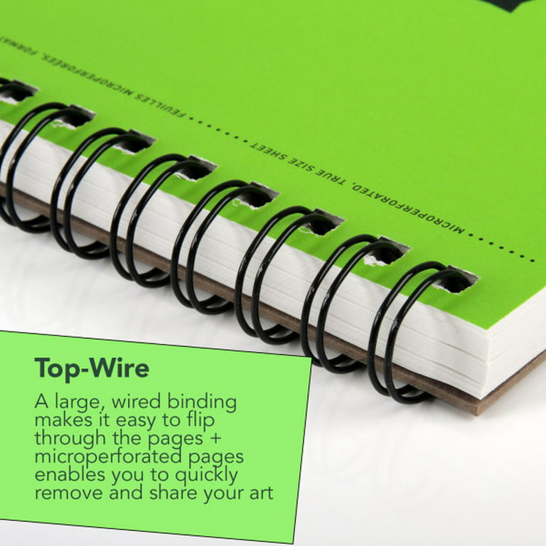 U.S. Art Supply 9 x 12 Mixed Media Paper Pad Sketchbook, 2 Pack