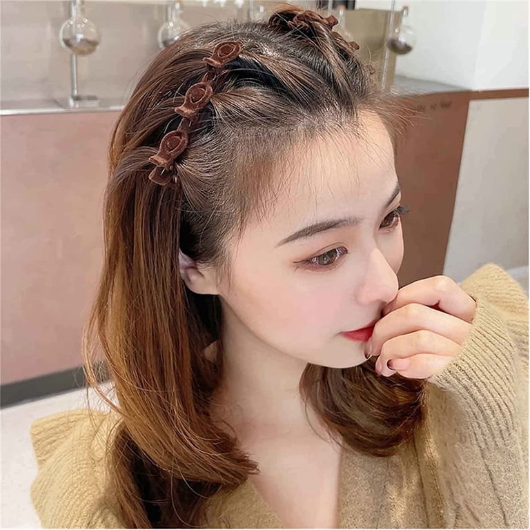Fashion Double Layer Band Twist Plait Headband Hairpin  display picture 3