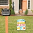 thumbnail image 2 of Big Dot of Happiness Welcome Back - Outdoor Lawn Sign - We Missed You Yard Sign - 1 Piece, 2 of 8