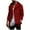 Red, variant on Kureaily Autumn And Winter Men's Soil Trench Coat Long Lapel Hood Space Double Breasted Casual Trench Coat