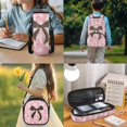 thumbnail image 3 of KUIFORTI Camo Bow Lightweight Kids Backpack Set 4Pcs with Lunch Box Pencil Pouch Water Bottle Sleeve for Elementary Primary Middle School Back to School Supplies Gifts, 3 of 7