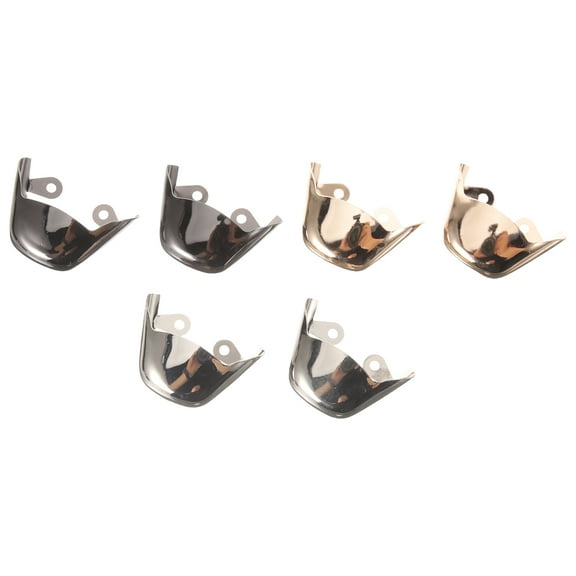 MIPCASE 3Pairs Metal Heel Caps for High Heels Durable Shoe Tip Protectors with Wear Resistant Design