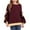 Wine, variant on YunPes Teen Girls Y2K Sweatshirt with Star Stripes Oversized Crewneck Long Sleeve Pullover Tops Kids Cute Casual Trendy Outfits