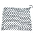 thumbnail image 1 of Stainless Steel Net Mesh Pot Pan Scrubber Griddle Scraper Brush for Kitchen Skillets New, 1 of 9