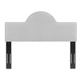 thumbnail image 4 of Pemberly Row Performance Velvet King/California King Headboard in Light Gray, 4 of 7