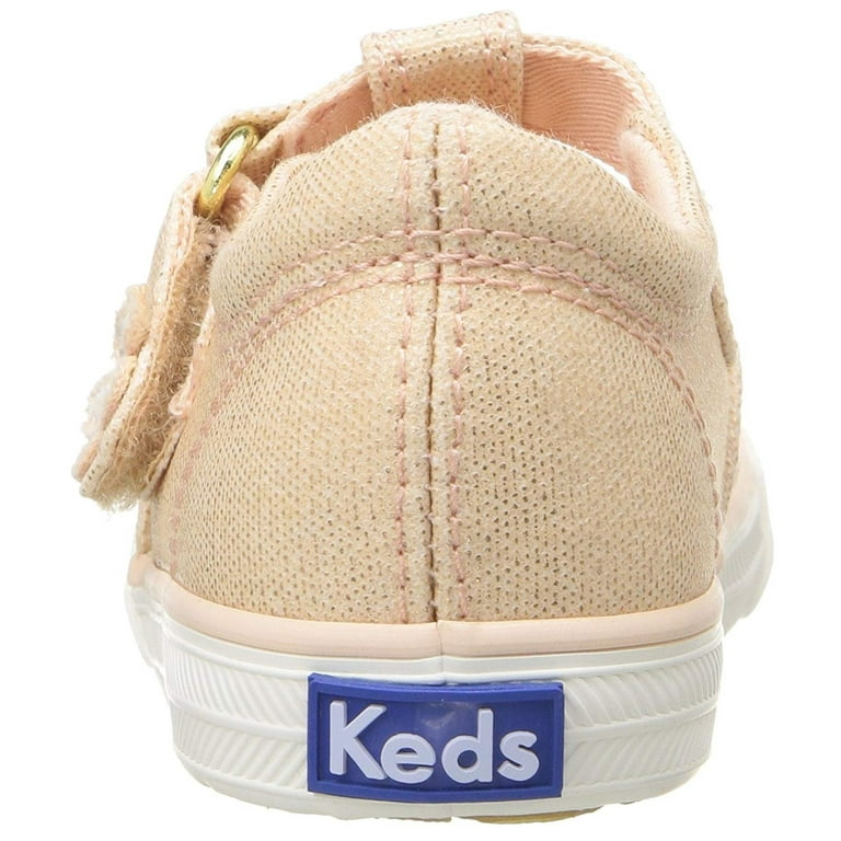 Keds Daphne T Strap Sneaker Toddler Little Kid Metallic Rose Gold 10.5 M US Little Kid