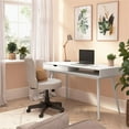 thumbnail image 4 of Nora 54W Writing Desk in Pure White by Bush Furniture - Engineered Wood, 4 of 7
