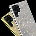 thumbnail image 6 of Compatible with Galaxy S22 Ultra Diamond Case Cute Bling Glitter Rhinestone Crystal Shiny Sparkle Protective Electroplate Plating Bumper Luxury Fashion Protection Cover for Women Grils, 6 of 7