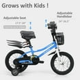 thumbnail image 3 of OLAKIDS Kids Bike, 12 14 16 18 Inch Toddlers Bike with Training Wheels Adjustable Seat and Handlebar, Handbrake and Coaster Brake, Children's Bicycle for Boys Girls, 3 of 8