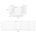 thumbnail image 5 of 115 Inch 5 Panel Adjustable Wide Fireplace Fence, 5 of 7