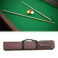 thumbnail image 2 of funtasica 8 Holes Billiards Pool Snooker Cue Storage Pouch Water Resistant 1/2 Snooker Pool Cue Bag Billiard Stick Storage Bag Coffee, 2 of 8