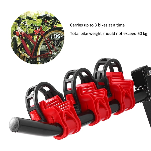Cómodo De Usar Colgador De Bicicleta Para Cola De Automóvil, Resistente Y Duradero, Portabicicletas Para Automóvil, Acero Para La Mayoría De Los Cuadros De Bicicleta Con