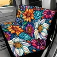 thumbnail image 2 of KUIFORTI Mandala Flower Car Seat Covers Rear Seats Only 2 Pack Back Bench Split Protector Automotive Interior Set Fit for Most Vehicles, 2 of 4