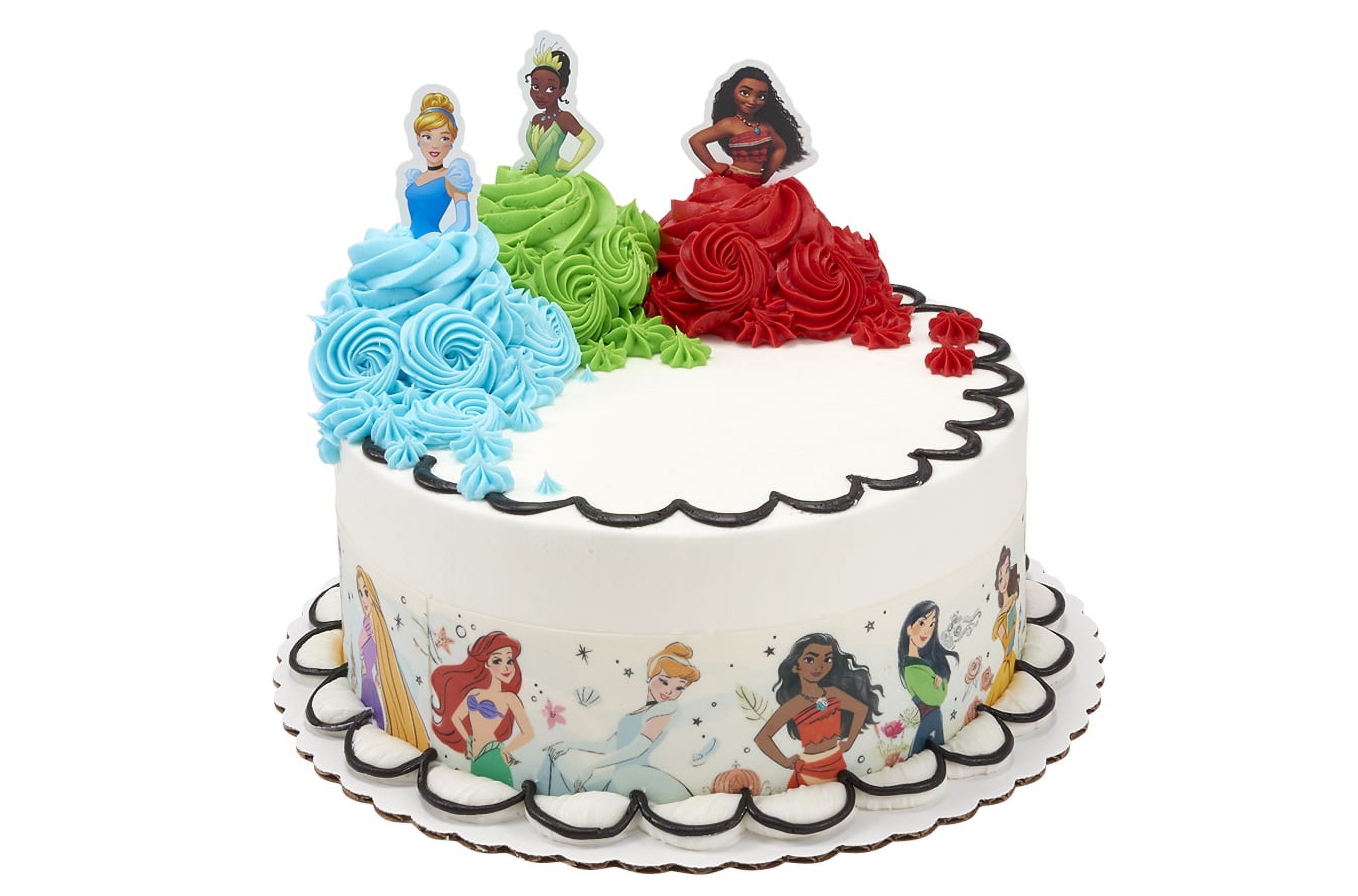 Disney Princesses Round Cake
