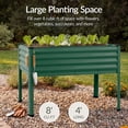 thumbnail image 4 of Best Choice Products 48x24x30in Elevated Galvanized Metal Garden Bed w/ Corner Protectors - Dark Green, 4 of 9