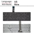 thumbnail image 4 of Clavier d'Ordinateur Portable US/RU/SP pour ASUS K55V K55A K55VD K55VJ K55VM K55VS A55 A55XI A55DR R500v R700V F751 X751 X752 RU Neuf, 4 of 6