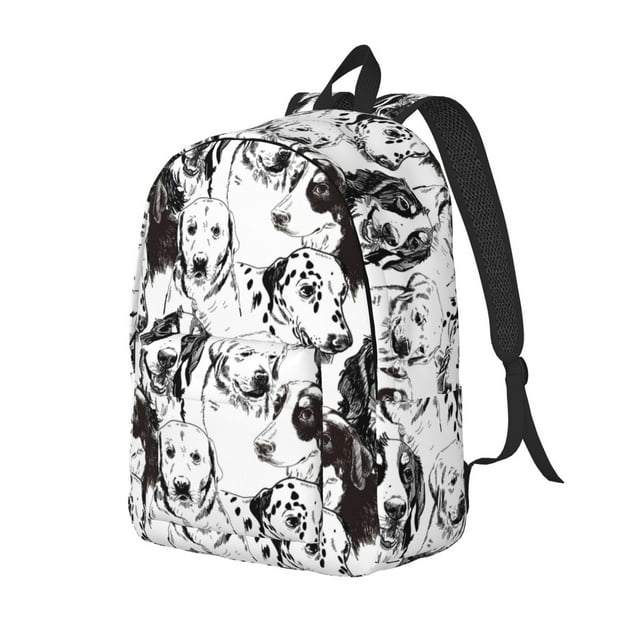 Saiise Labrador Retriever Dog Print Laptop Backpack - Adjustable Shoulder Straps, Water-Resistant, Large Capacity, Stylish Design, Unisex for School, Office, Travel-Medium