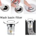 Mduoduo Sink Drain Stopper PopUp Basin Drain Filter AntiClogging Hair