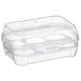 thumbnail image 1 of Makeup Sponge Organizer Six-Grid Beauty Sponge Storage Box Beauty Egg Holder, 1 of 10