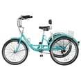 thumbnail image 3 of MOPHOTO 26" Adult Tricycles 3 Wheel 7 Speed Trikes with Large Basket for Outdoor Cycling Shopping, Exercise Men Women's Cruiser Bike, 3 of 10